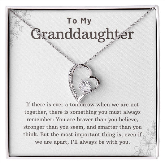 Forever Love Necklace To My Granddaughter