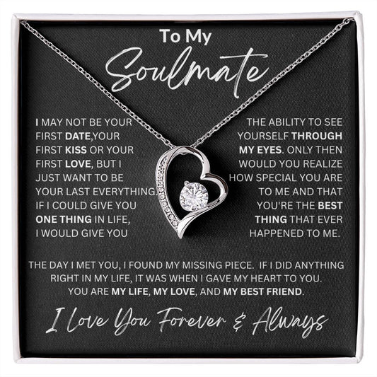 To My Soulmate Love Knot Necklace for Valentines Day, Birthday, Any Special Day, or Just Because ❤️